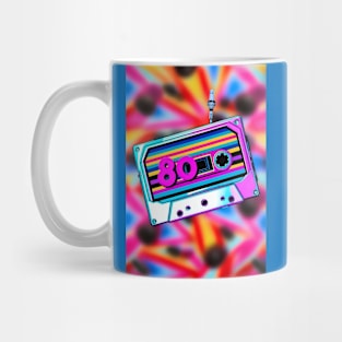 80s nostalgia cassette art Mug